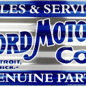 plaque déco américaine murale tole format tôle ondulée enseigne de garage